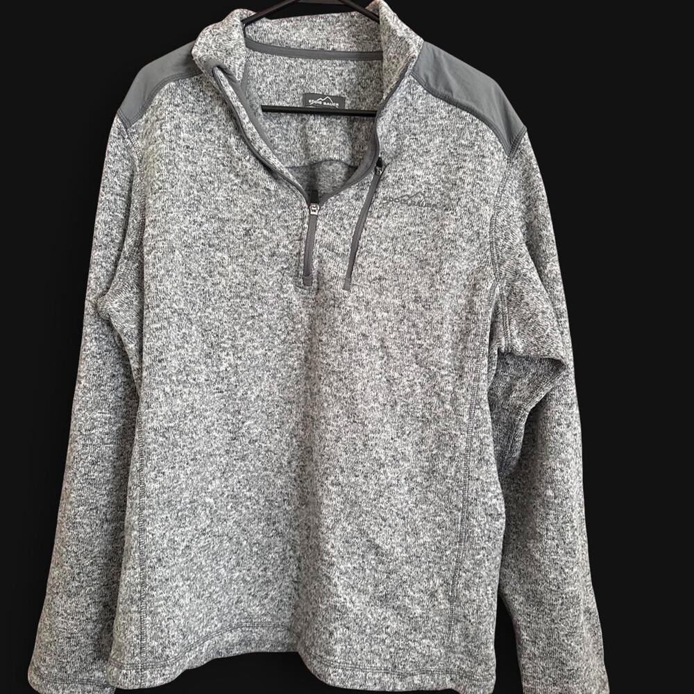 Eddie bauer gray heather quarter